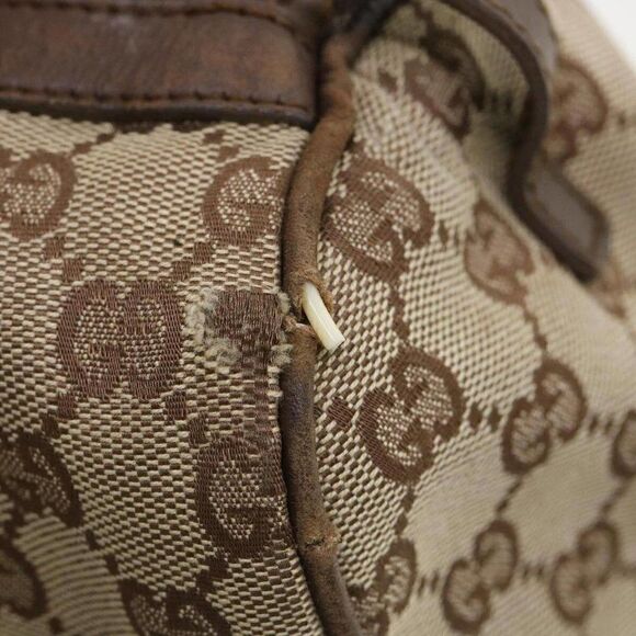 GUCCI GG Canvas Boston Bag Beige - Picture 4 of 15